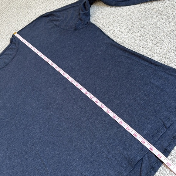 Lululemon 5 Year Basic Long Sleeve Heathered Nautical Navy - Picture 9 of 9